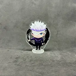 Акрилова колекційна фігурка Chibi Аниме: Магічна битва/Jujutsu Kaisen Сатору Годжо 1 10см
