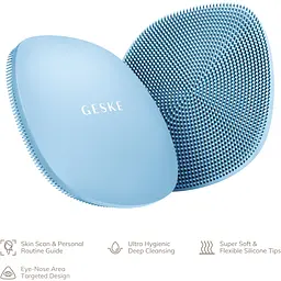 Щітка для обличчя Geske Facial Brush 4 в 1 аквамарин - мініатюра 4