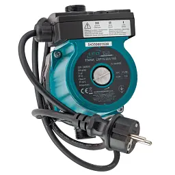 Насос для підвищення тиску 123Вт Hmax 9м Qmax 25л/хв Ø¾" 160мм+гайки Ø½" LEO 3.0 LRP15-90A/160 (774741) - мініатюра 2