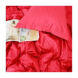 Постільна білизна MirSon SatinStripe 30-0018Red 220х240 King Size (2200005254523) - мініатюра 4