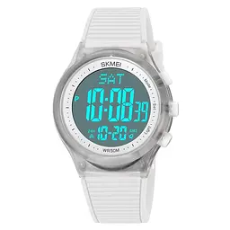 Наручний годинник чоловічий Skmei 1980 White, 1980WT (18470) - мініатюра 4