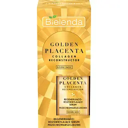 Сироватка для обличчя Bielenda Golden Placenta регенеруюча та освітлююча проти зморшок 30 г - мініатюра 3