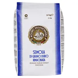 Борошно Molino Dalla Giovanna Semola di Grano Duro Rimacinata 5 кг