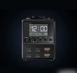 Док-станція No Brand H688 240W LCD 4хType-C + 2хUSB Чорний (2888047010) - мініатюра 3