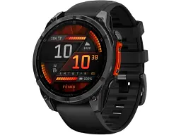 Спортивний годинник Garmin Fenix 8 47mm AMOLED Slate Gray with Black Silicone Band (010-02904-00)