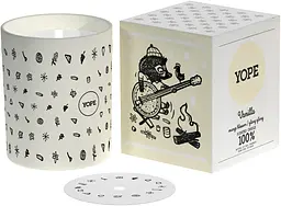 Свічка декоративна Yope Vanilla 9.8 х 8.3 см біла 200 мл - мініатюра 2