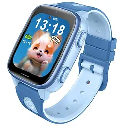 Смарт годинник-телефон дитячі Wonlex CT23 з відеодзвінком WI-FI GPS SIM-карта Blue (18354)