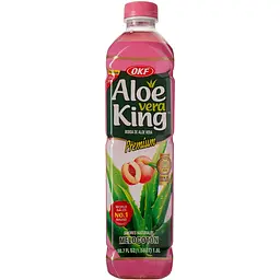 Фруктовий напій OKF Aloe Vera King Peach 1.5 л - мініатюра 2