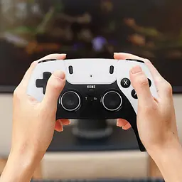 Ігрова приставка GameStick M8 Pro 2.4G Біло-чорний, HDMI-приставка для телевізора з бездротовими джойстиками - мініатюра 5
