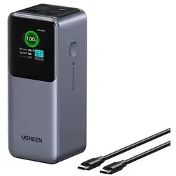 Батарея универсальная Ugreen 20000 mAh 130W Fast Charging Space gray (U_35524B)