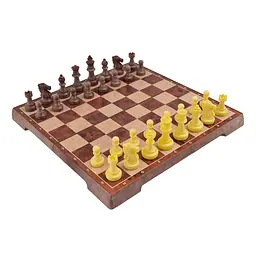 Набір настільних ігор "Магнітні шахи, шашки" 2 в 1 Bambi 2258, 24х24х2,5 см - мініатюра 4