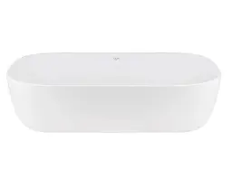 Комплект Qtap Robin: Раковина накладна прямокутна 600x390x150 мм White + Донний клапан PU02 (QT13112143PWN47297) - мініатюра 3