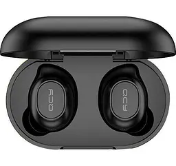 Бездротові навушники QCY T9 TWS Earphone Black - мініатюра 2