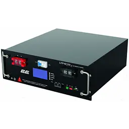 Акумулятор 2E LFP48100 19" LCD 16S LiFePo4 48V 100Ah (2E-LFP48100-LCD)