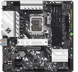 Материнська плата ASRock B660M Steel Legend LGA 1700 (B660M Steel Legend) Б/В - мініатюра 2
