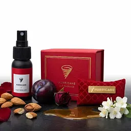 Ароматизатор автомобільний арома саше Hurricane Red Gold Premium (у комплекті Спрей)