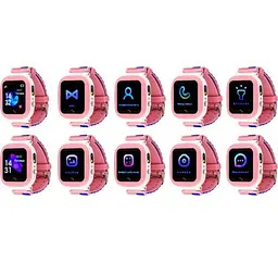 Дитячий смарт-годинник AmiGo GO004 Splashproof Camera+LED (Pink) [59320] - мініатюра 6