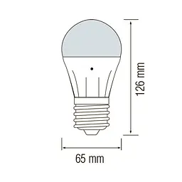 Cвітлодіодна лампа Horoz Electric Dark-10 10W E27 4200K - мініатюра 3