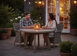 Садовий ліхтар на сонячній батареї GardenLine LAP0121 Коричневий / Еко-стиль — 16 см. - мініатюра 3