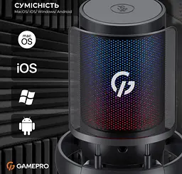 Мікрофон з пантографом конденсаторний GamePro UGM-145-B USB Black - мініатюра 6