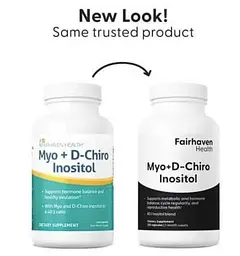 Міо-інозитол + D-хіро інозитол Fairhaven Health Myo + D-Chiro Inositol 120 капс - мініатюра 4