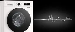 Пральна машина LG фронтальна, 7кг, 1200, A+++, 44см, дисплей, пара, інвертор, білий (F2Y1HS5W) - мініатюра 6
