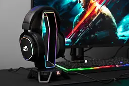 Навушники ігрові 2E Gaming HG350 RGB USB-A 7.1 Black з мікрофоном - мініатюра 3