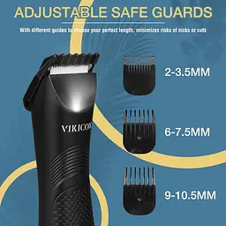 Тример VIKICON Groin&Body Trimmer для чоловіків, електрична кулькова бритва, змінний керамічний лез Groomer Б/в - мініатюра 4