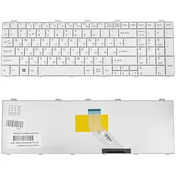 Клавіатура для ноутбука FUJITSU (LB: A530 A531 AH512 AH530 AH531 NH751) rus білий
