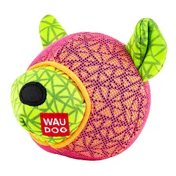 Іграшка для собак Waudog Fun Ведмідь Ш 12 см Д 11 см рожева - мініатюра 2