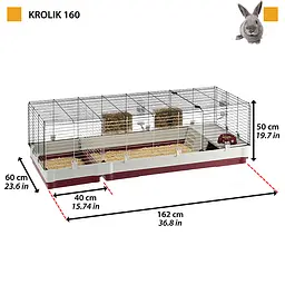 Клітка Ferplast Krolik 160 для кроликів - мініатюра 14