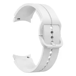 Ремінець силіконовий BeWatch NEO для Samsung Galaxy Watch 4/5/6 20 мм Білий (101neo01) - мініатюра 2