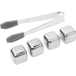 Металеві камені для віскі Circle Joy 4pcs (CJ-BK03) [108899] - мініатюра 2