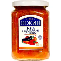 Ікра Ніжин з баклажанів та перцю 300 г