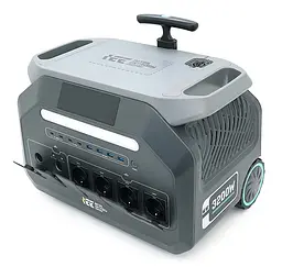 Портативна зарядна станція IEETek P-3200 3200 W 2048Wh LiFePO4, UPS, Wi-Fi, MPPT 1000W max - мініатюра 3