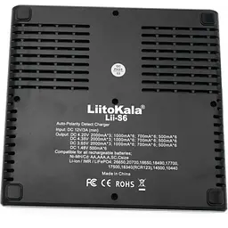 Універсальний зарядний пристрій LiitoKala Lii-S6 EU на 6 каналів - мініатюра 3