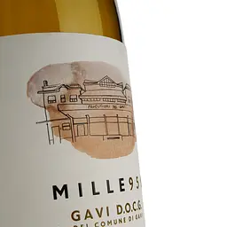 Вино Producers Del Gavi Gavi з муніципалітету Гаві Мілле 951 DOCG, біле, сухое, 12,5%, 0,75 л - мініатюра 3