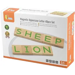 Набір магнітних літер Viga Toys Заголовні англійські 40 шт. (50588) - мініатюра 2
