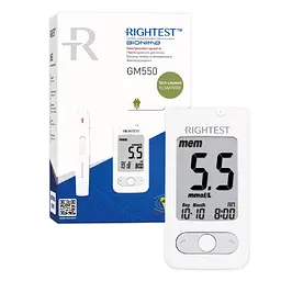 Глюкометр Bionime Rightest GM550 (4710627333486) - мініатюра 1
