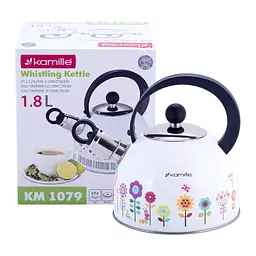 Чайник із свистком Kamille KM-1079RS 1.8 л
