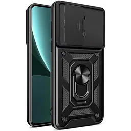 Чохол Ummi Camshield Serge Ring для Xiaomi Redmi Note 13 Pro 4G / 14s / Poco M6 Pro 4G Чорний / Black - мініатюра 6