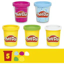 Набір для творчості з масою для ліплення Hasbro Play-doh Набір подарунків для вечірки (G0525) - мініатюра 5