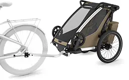 Дитяча коляска Thule Chariot Cross 2 Single (Faded Khaki) (TH 10201036) - мініатюра 4
