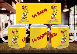 Чашка "lil barto" 330 мл Рожева