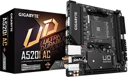 Материнська плата Gigabyte A520I AC Socket AM4 (A520I AC)