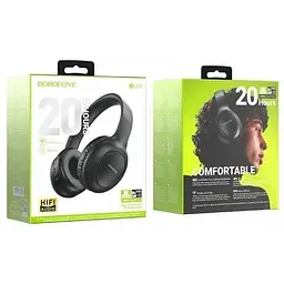 Навушники Borofone Musique BT Headphones BO19 20 годин роботи чорні - мініатюра 4