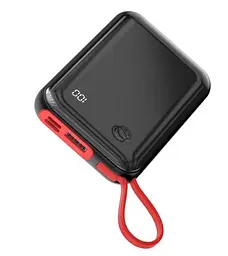 Портативна батарея Powerbank Baseus Xiaomini S Digital Display 3A 10000 mAh With IP Cable PPXF-E01 Black - мініатюра 2