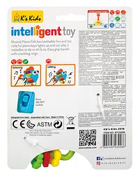Брязкальце Ks Kids Піаніно Рибка, музичне зі світловими ефектами (KIT23006) - мініатюра 3