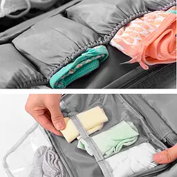 Органайзер-сумка для особистих речей дорожня 28х16х12.5 см Чорна LoveYouHome - мініатюра 4