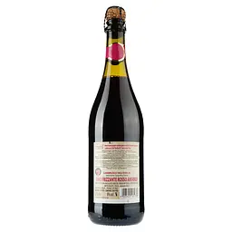 Вино ігристе Fiore di Cremona Lambrusco Dell`Emilia IGT Rosso, червоне, напівсолодке, 0,75 л - мініатюра 2
